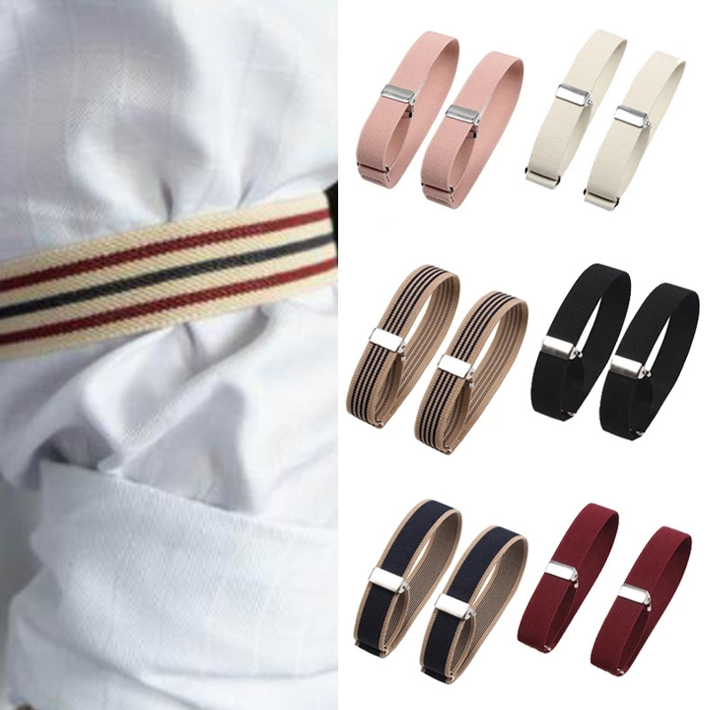 Formal Wear Gloves Men - 1 ペアファッション調節可能な弾性腕章シャツスリーブホルダー女性男性アームカフスバンドパーティー結婚式の衣類アクセサリー