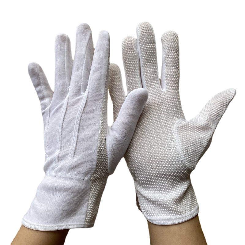 4 個白綿手袋男性フォーマルタキシード制服手袋名誉ガードパレ - Formal Wear Gloves Men のレビューと価格