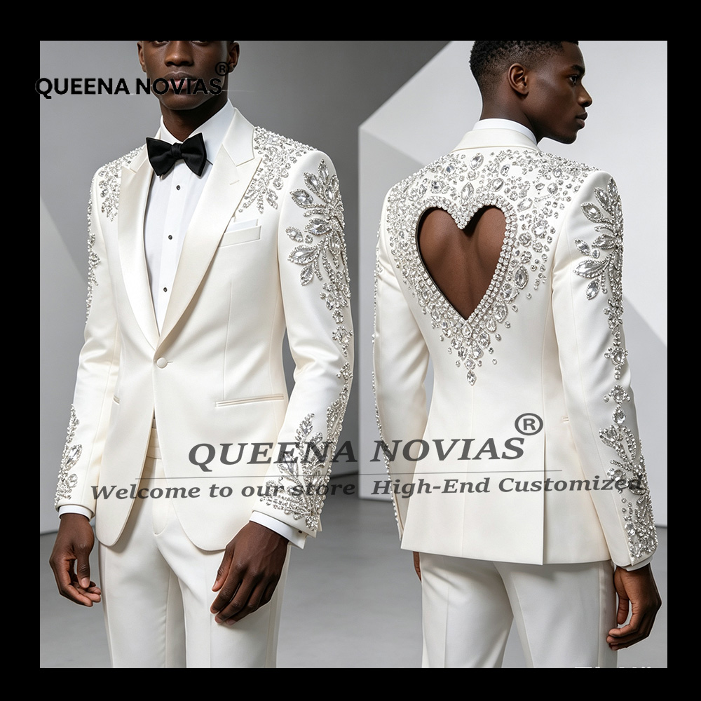 高級ビジネススーツ メンズフォーマルウェア ジュエリーストー - Men Formal Wear Without Suit のレビューと価格