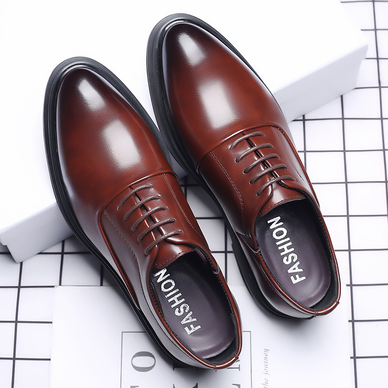 男性ドレスシューズフォーマルオックスフォードクラシックビジネ - Formal Wear For Men In Wedding のレビューと価格