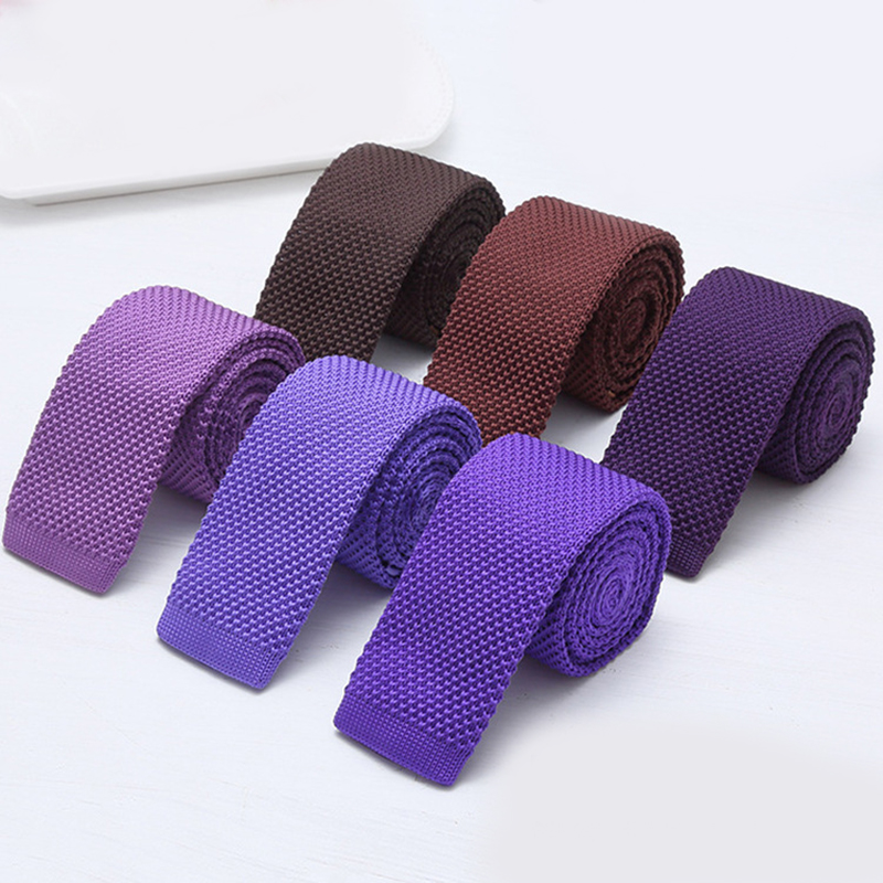 6cm幅の無地黒白ニットネクタイ メンズ フォーマルファッシ - Men Formal Wear With Tie のレビューと価格