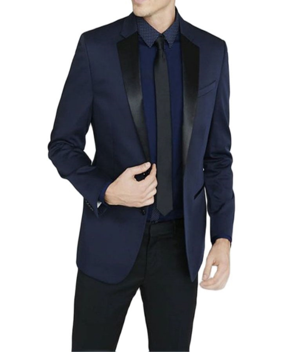 最新の付添人ノッチブラックラペル新郎タキシードセンターベント - Men Formal Wear With Tie のレビューと価格