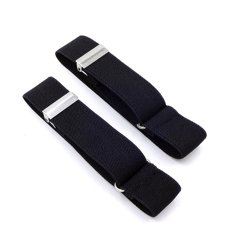 1 ペアファッション調節可能な弾性アームバンドシャツスリーブ - Formal Wear Gloves Men のレビューと価格
